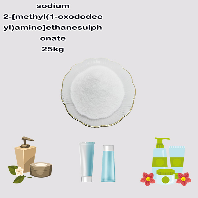 Cosmetic ingredients Grade High Purity 99% Sodium Methyl Lauroyl Taurate CAS 4337-75-1 for personal care products.